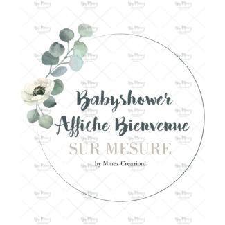 VISUEL SITE - 00 AFFICHE BIENVENUE BABYSHOWER