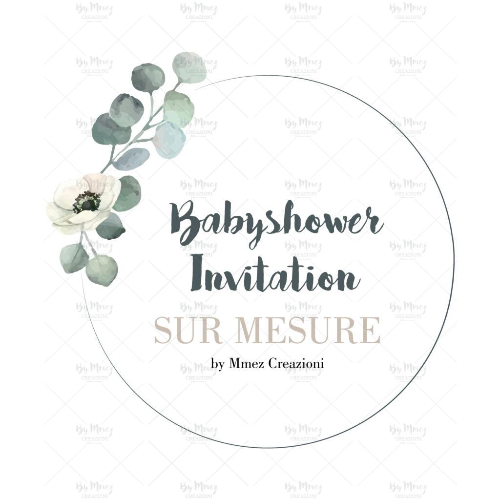 Invitation Baby Shower sur mesure Mmez Creazioni