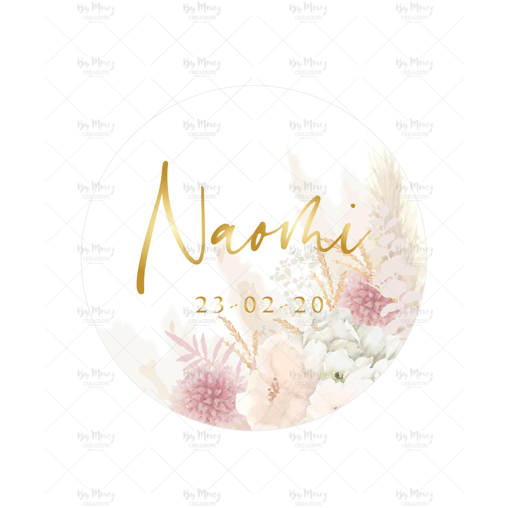 Personnalisé Rond Mariage Bridal Shower étiquettes autocollants-Tropical Hawaiian Fleurs