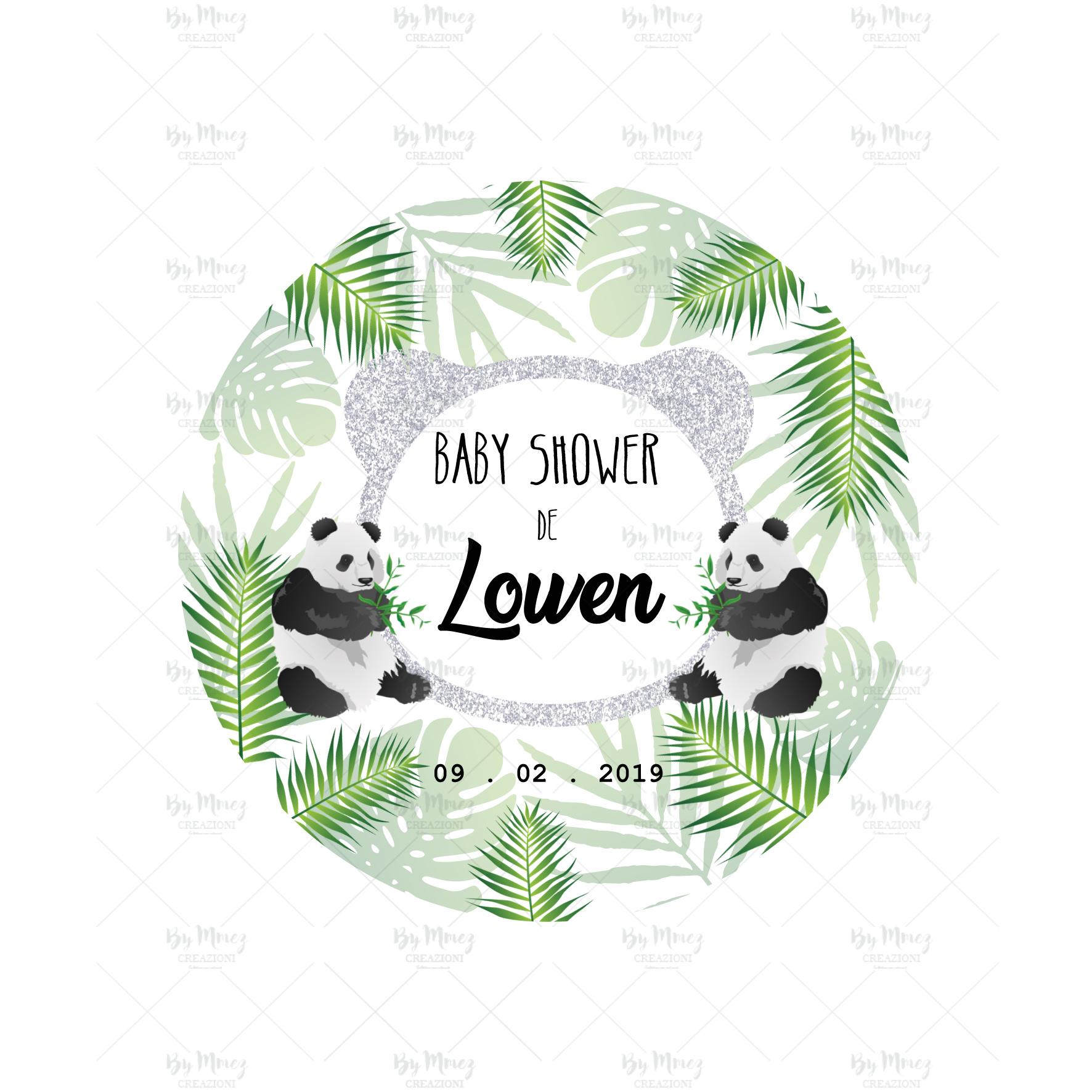 Jeux Pronostic Baby Shower personnalisée - Thème Eucalyptus - Mmez Creazioni