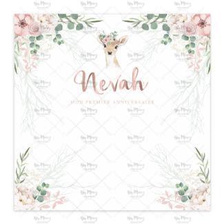 Invitation Anniversaire Theme Biche Foret Rose Gold Mmez Creazioni Invitation Anniversaire Theme Biche Foret Rose Gold Mmez Creazioni