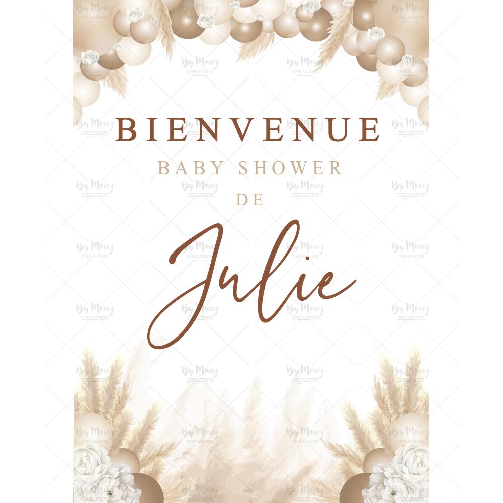 Lot de 3 affiches bleu pour bébé