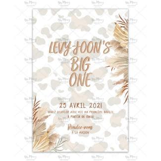 MMEZ CREAZIONI - INVITATION ANNIVERSAIRE PERSONNALISEE - SAFARI JUNGLE'S