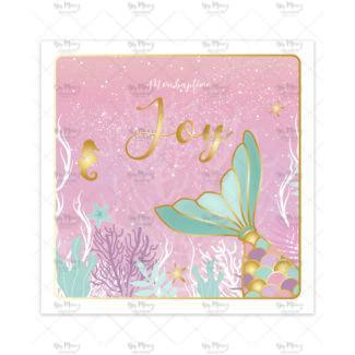 MMEZ CREAZIONI - FAIRE PART - INVITATION BAPTEME PERSONNALISE SIRENE