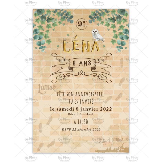 Invitation Anniversaire Theme Sorcier Parchemin Eucalyptus Mmez Creazioni Invitation Anniversaire Theme Sorcier Parchemin Eucalyptus Mmez Creazioni