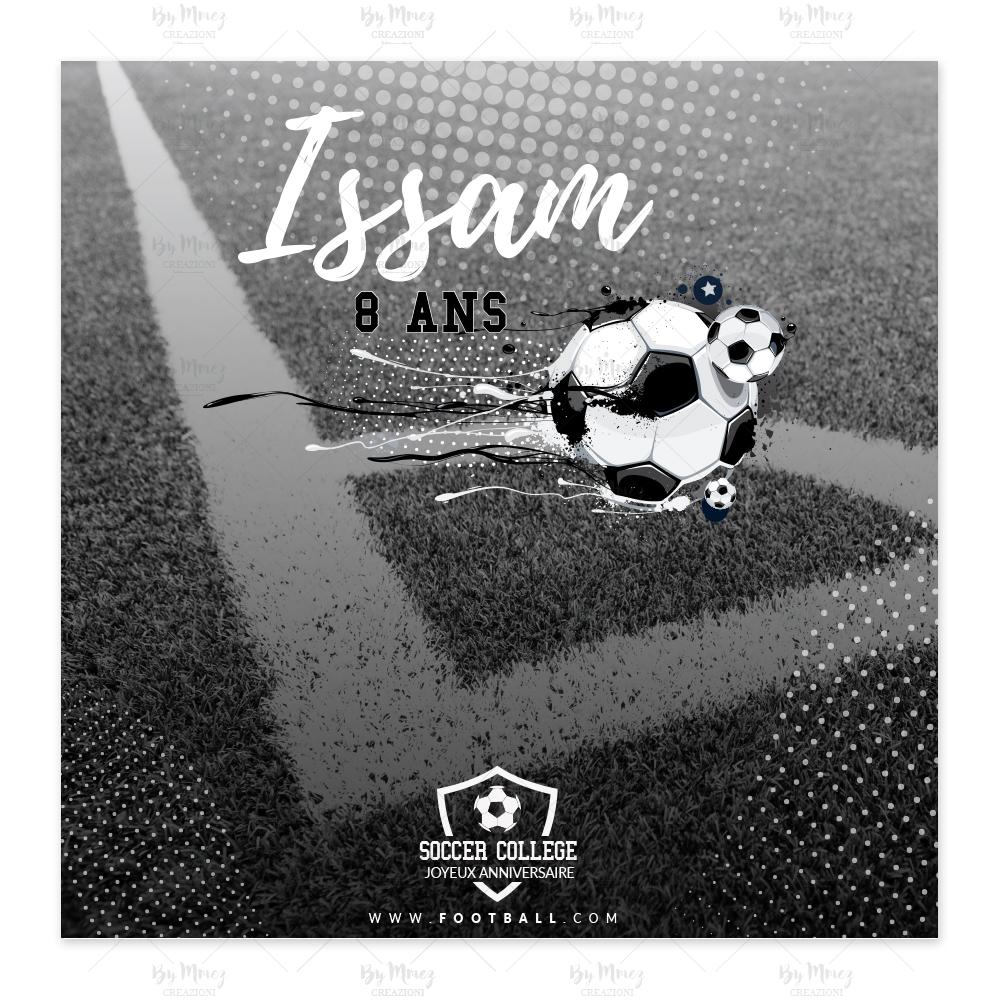 Poster évènement personnalisée - Thème Football - Mmez Creazioni