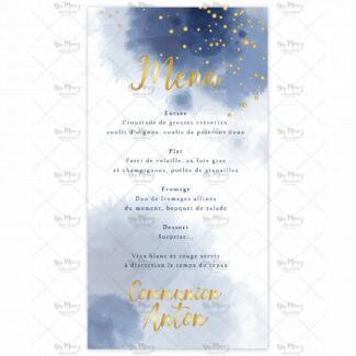 MMEZ-CREAZIONI-MENU-COMMUNION-THEME-AQUARELLE-BLEU-MARINE-OR