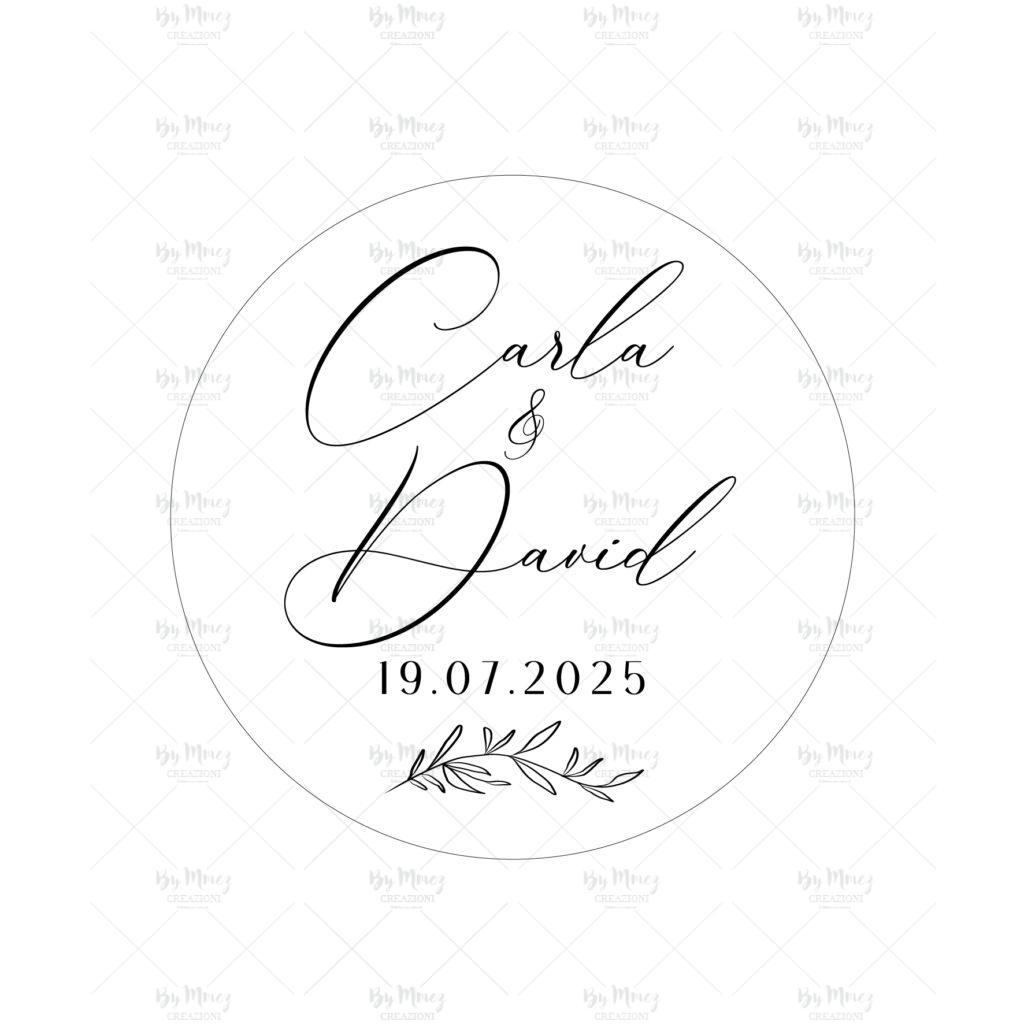 Étiquette autocollante / Stickers Thème Coton & Epuré Mmez Creazioni