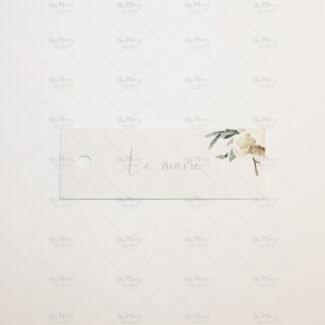 Marque page / Signet Communion - Thème Eucalyptus aquarelle - Mmez