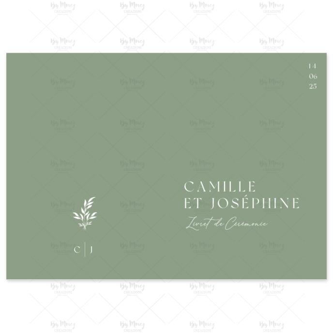 MMEZ-CREAZIONI-COUVERTURE-DE-LIVRET-THEME-EPURE-GREEN-SAUGE